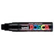 Uni Posca Permanent Paint Marker 15.0mm Extra-Broad Chisel Black PC-17K